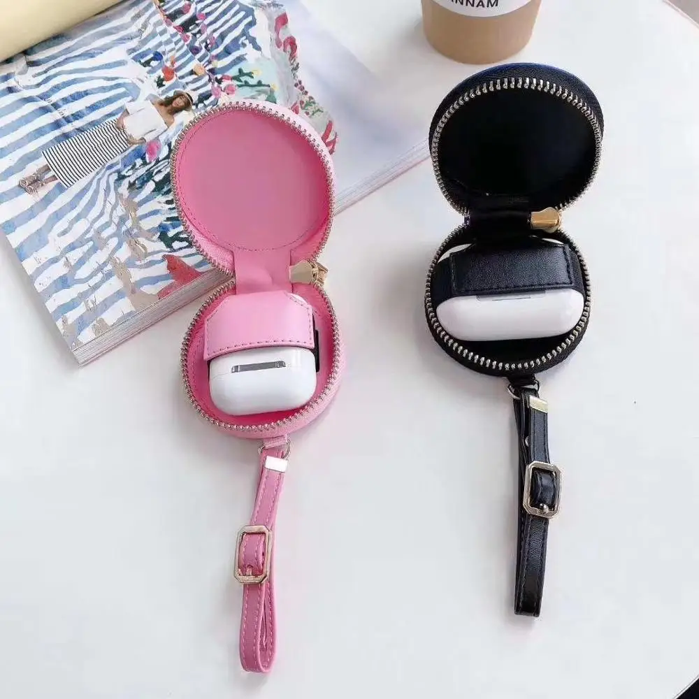 Дизайнерский роскошный большой брендовый чехол для Airpods 1 2 противоударный
