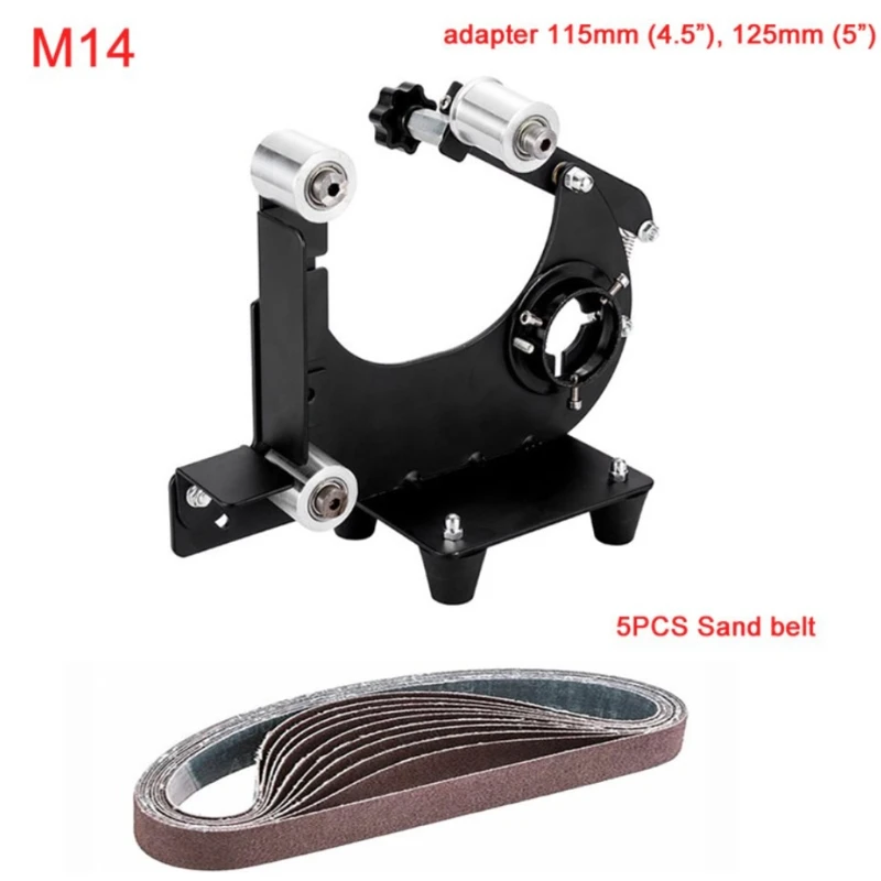 Heavy Duty Angle Grinder Sanding Belt Adapter 220v 1000kw Finely Polished Variable-speed Control 3m Power Cord Length
