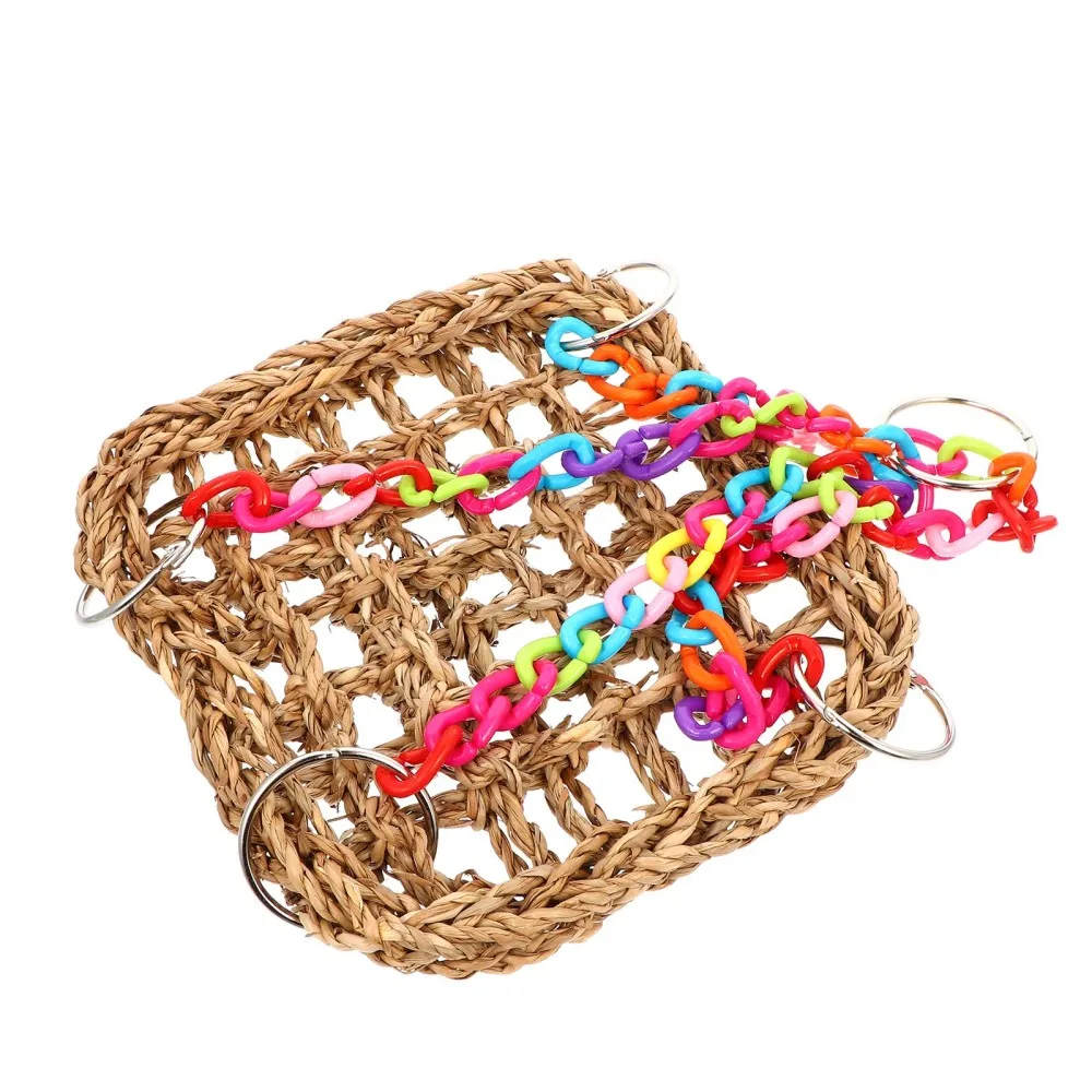 

1pc Colorful Durable Cage Hanging Creative Bird Sleeping Parrot Stand Sleeping Hideaway Bird Hammock