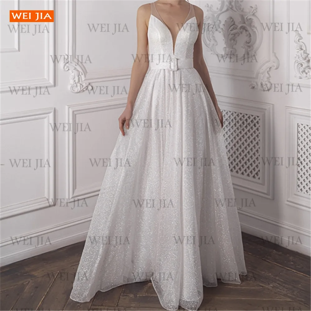 

Sexy Boho Sleeveless Wedding Gown For Bridal 2021 Beach Robe De Marié Tulle Lace Corset Bride Dresses Slim Fit Vestidos De Noiva
