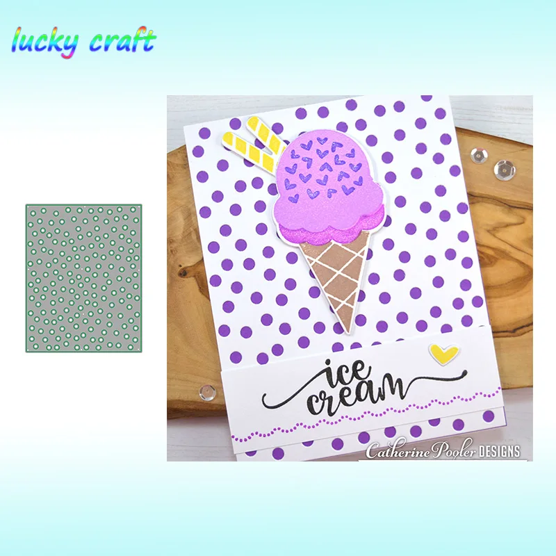 Точечная полая рамка металлические режущие штампы для DIY скрапбукинга тисненая