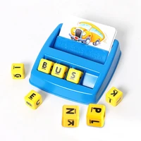 baby matching letter game spelling reading english alphabet wooden letters card match game children pre school learning toys