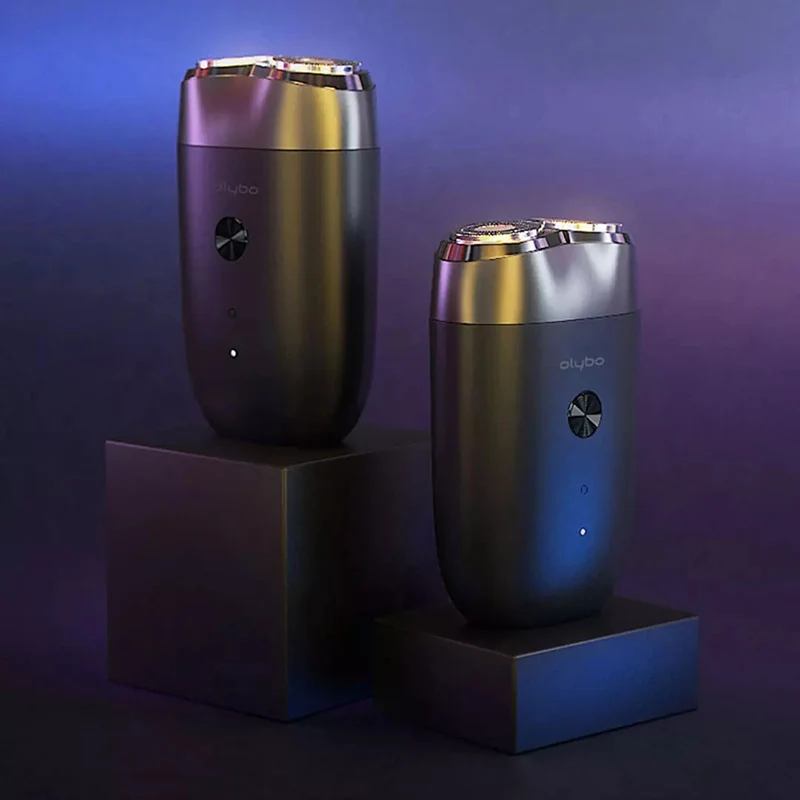 Электробритва Xiaomi Mijia Olybo с двумя лезвиями портативная моющаяся быстросъемная