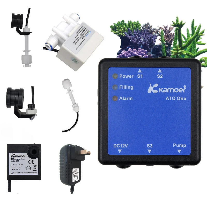 Kamoer Aquarium Triple Sensor ATO Full Optical Detection Solution Auto Top Off Water Fill with Anti-Overflow Pad | Дом и сад