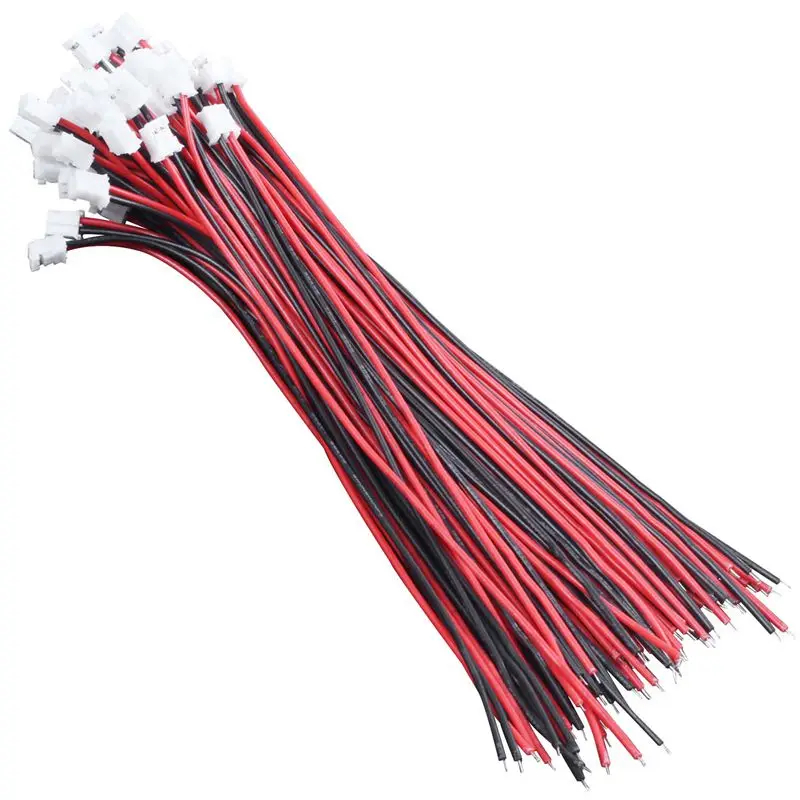 

50Pcs Micro JST 2.0 2P Male Connector Wires Cables