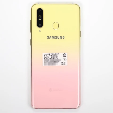 Оригинальный разблокированный телефон Samsung Galaxy A8s G8870 с двумя SIM-картами, телефон с экраном диагональю 6,4 дюйма, тройная тыловая камера, память 6 ГБ и память 128 ГБ, сканер отпечатка пальца