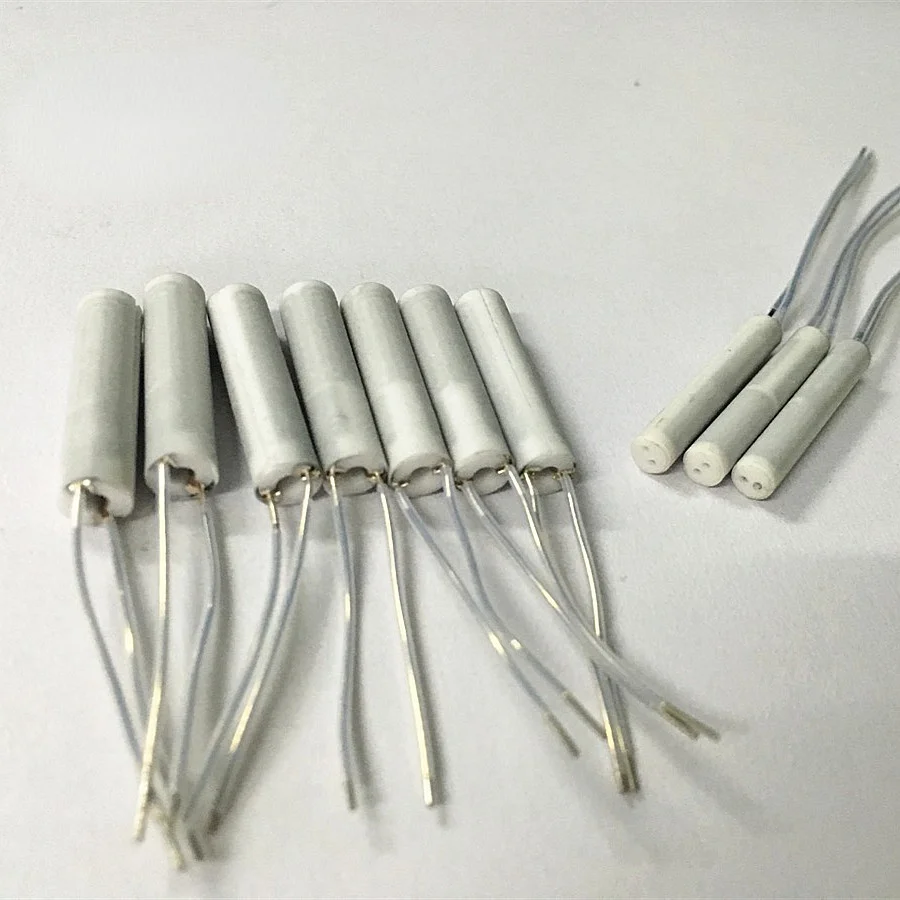 2piecesCeramic Heating Ring Small Tube Electric Heater Rod High Temperature 3.8*25mm 5v12V24V | Инструменты