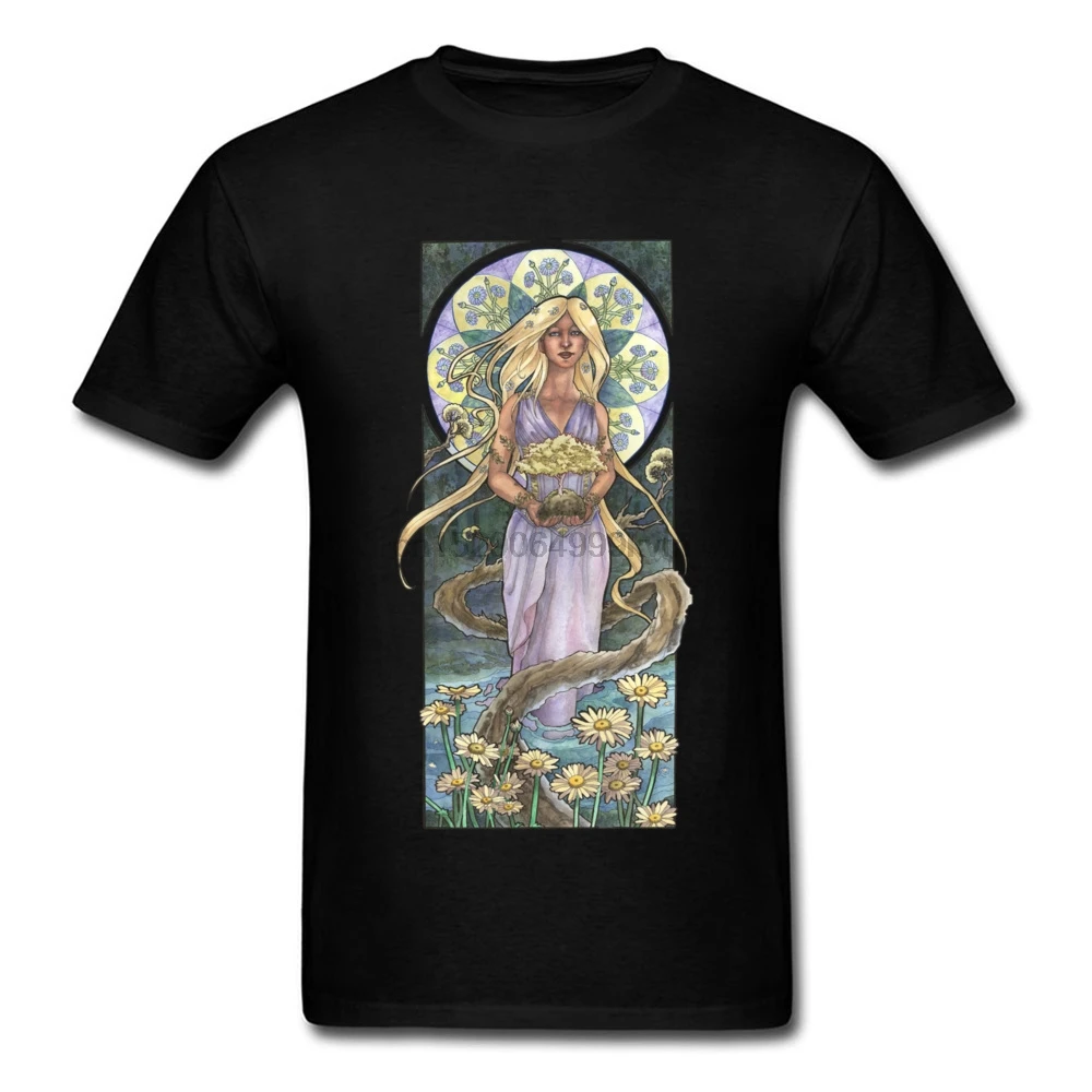 2018 Новое поступление современный дизайн футболка с изображением богини MenModern 3D