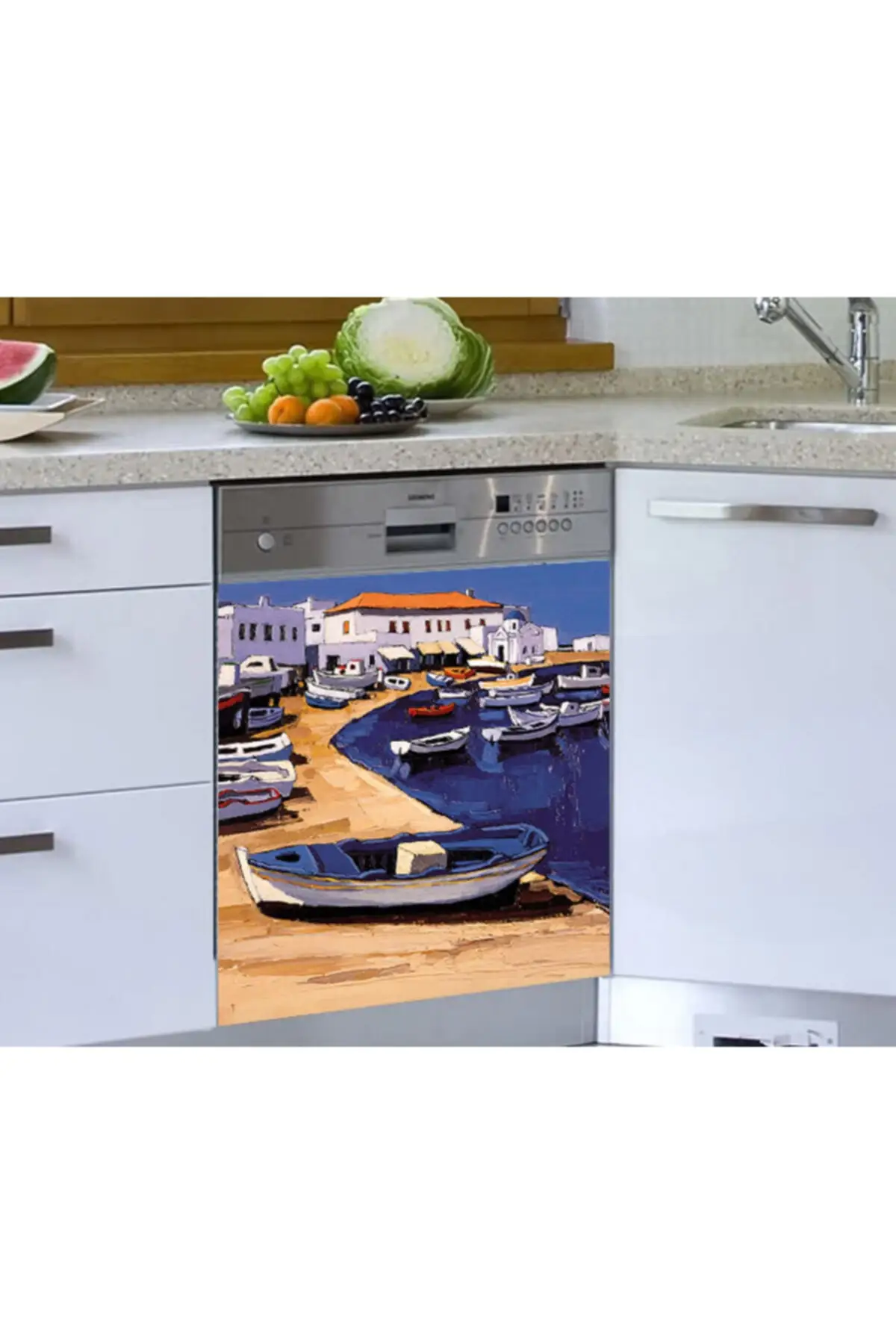 

Dishwasher Sticker Beach Boats