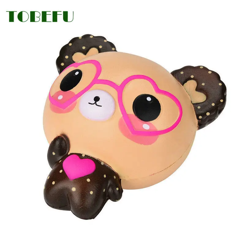 TOBEFU снятие стресса Ароматические сжимаемые милые очки Медвежонок