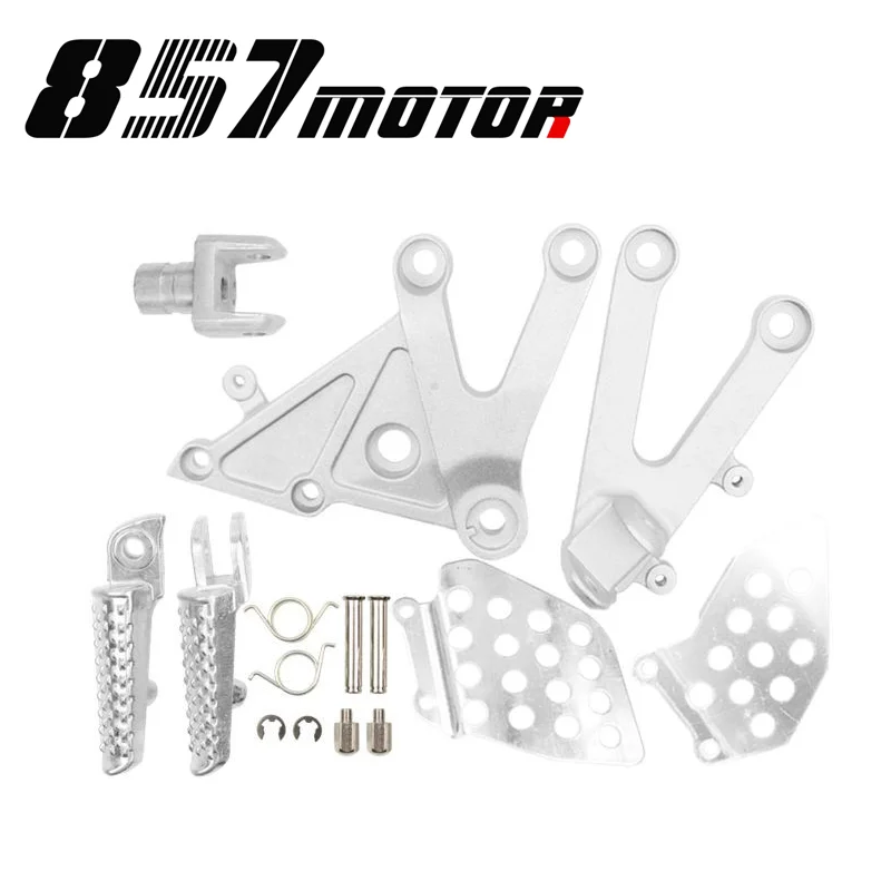 

Front Footpegs Foot Pegs Footrest Pedals Bracket For CBR600RR CBR 600RR 2003 2004 2005 2006 03 04 05 06 Black Sliver Foot Rests