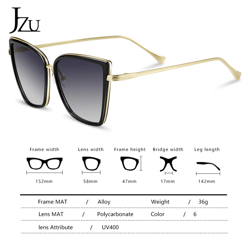 Очки солнцезащитные женские кошачий глаз брендовые дизайнерские винтажные