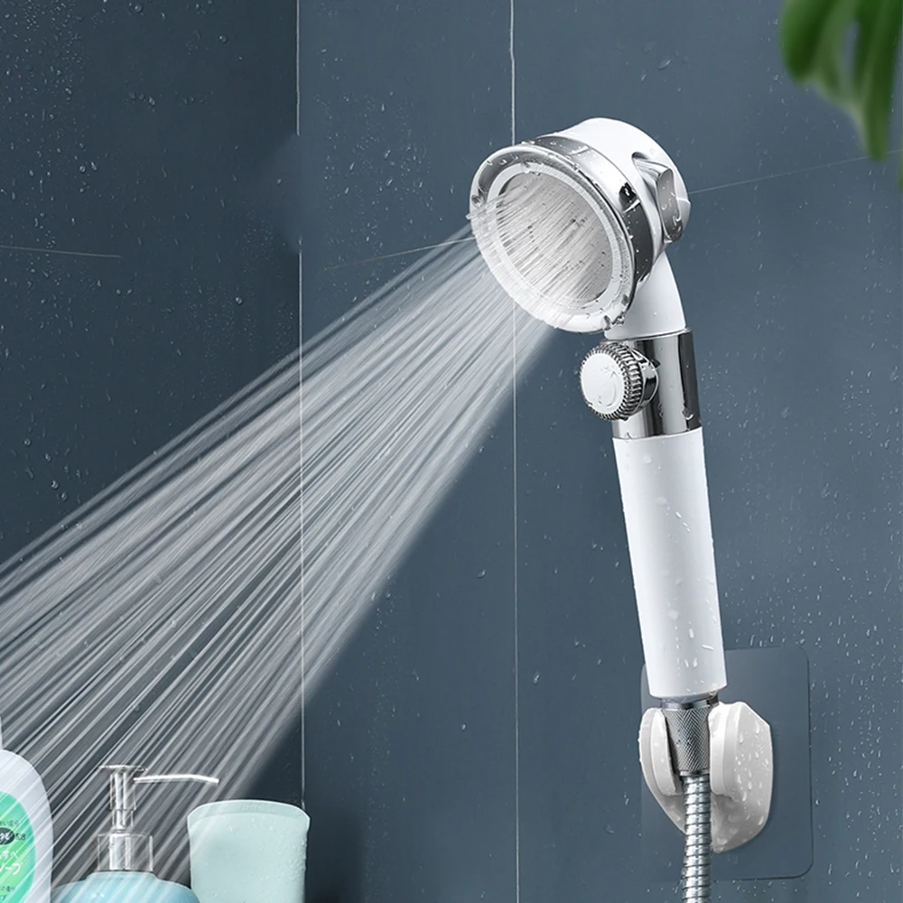 

High Pressure 3 Spray Settings Shower Head Douchekop Easy Cleaning Nozzles Showerhead Jetting Water Saving Bathroom Shower