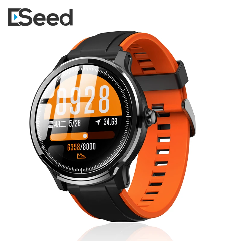 ESEED SN80 Смарт-часы для мужчин IP68 Водонепроницаемые 60 дней в режиме ожидания 1,3 дюймов Allloy чехол для сердечного ритма и погоды умные часы