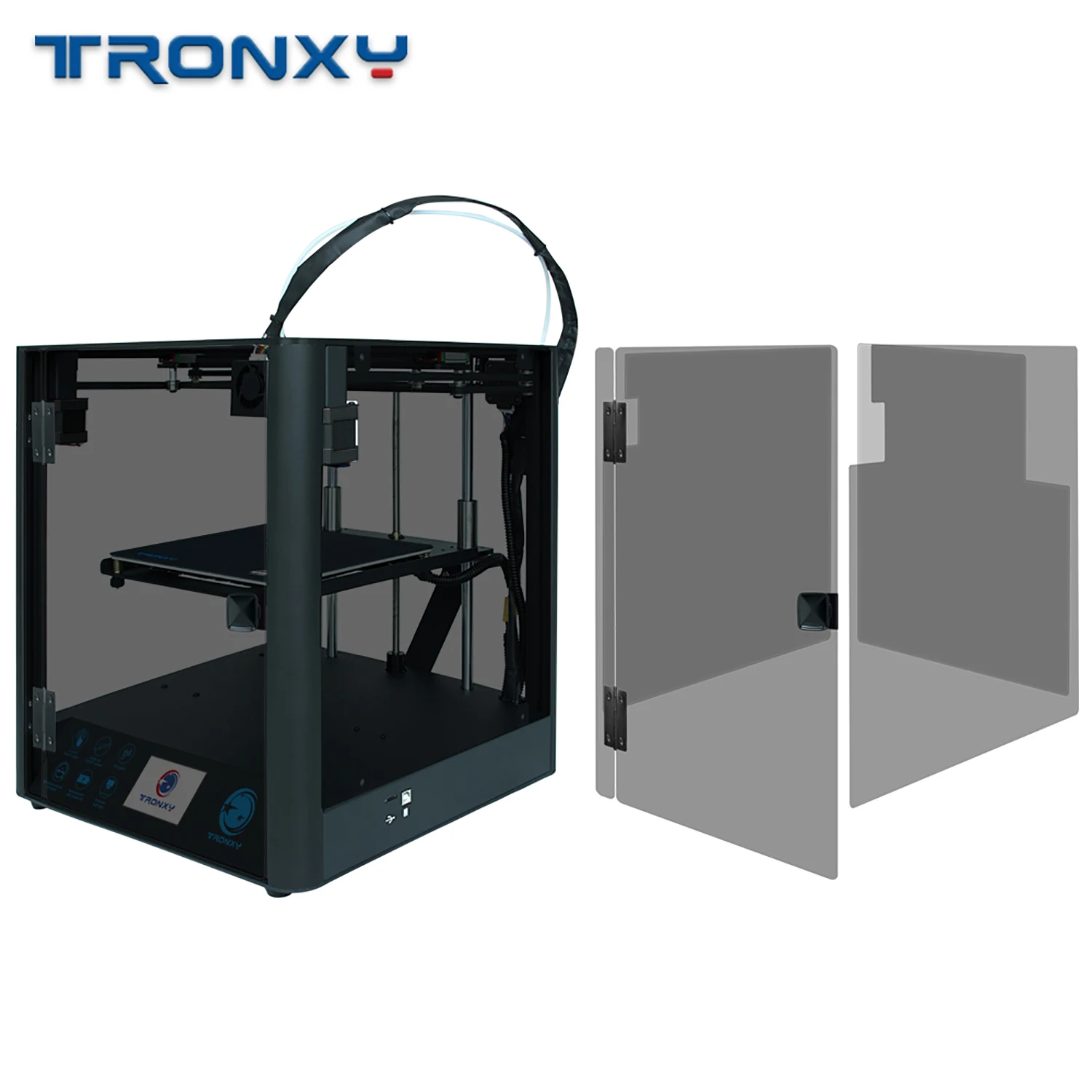 3D принтер Tronxy Industrial D01 бесшумная материнская плата линейная направляющая