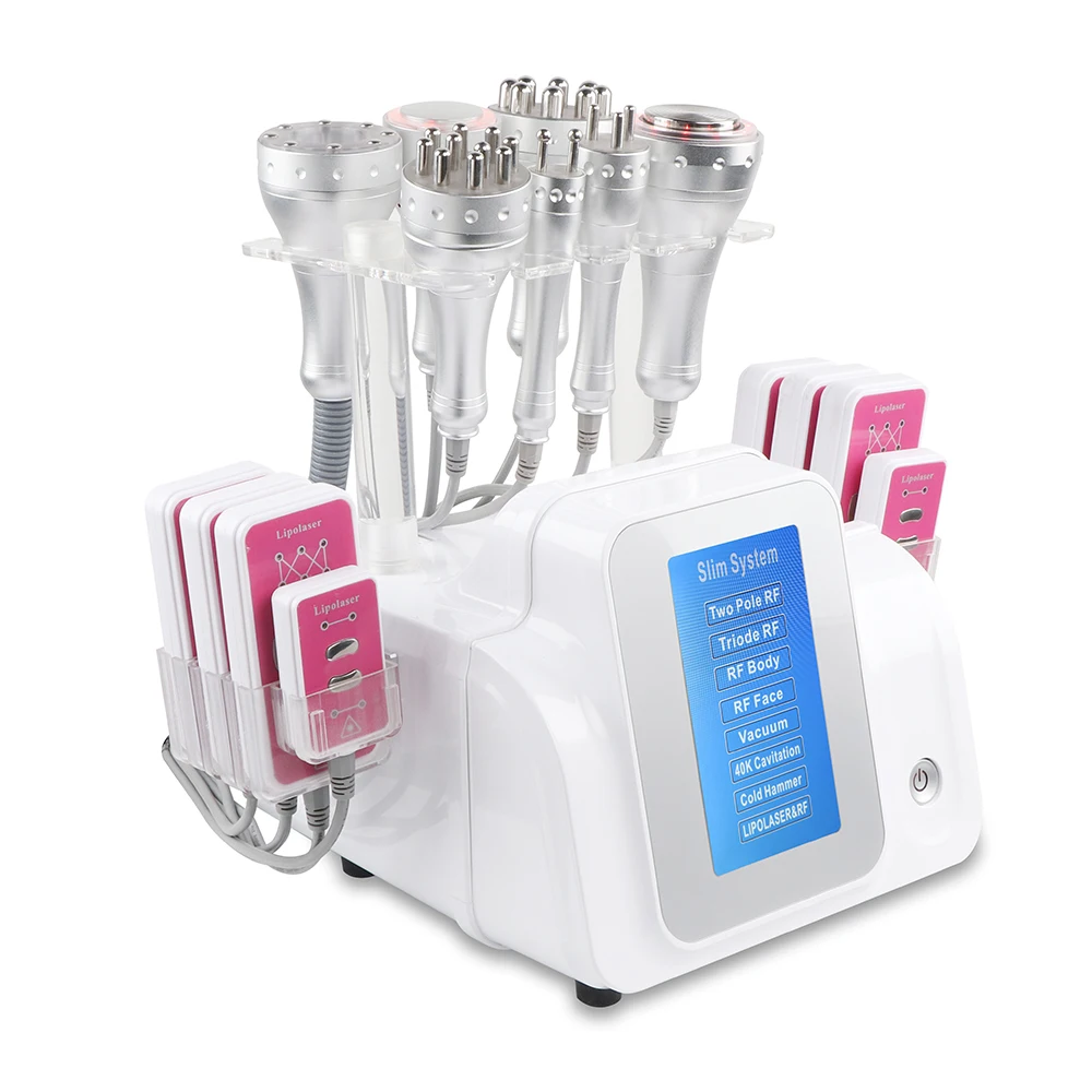 8 в 1 кавитационный радиочастотный аппарат для похудения lipo laser body anti оборудование