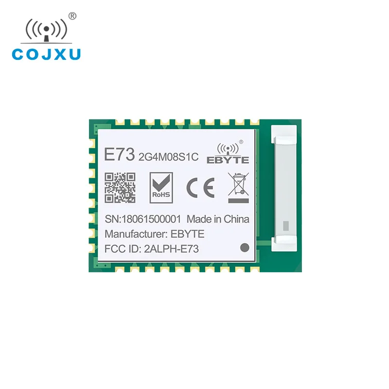NRF52840 Беспроводной модуль RFID BLE4.2/5.0 2.4 ГГц В/В 8 дБм E73-2G4M08S1C 120м Дальний диапазон передатчика-приемника данных Cojxu.