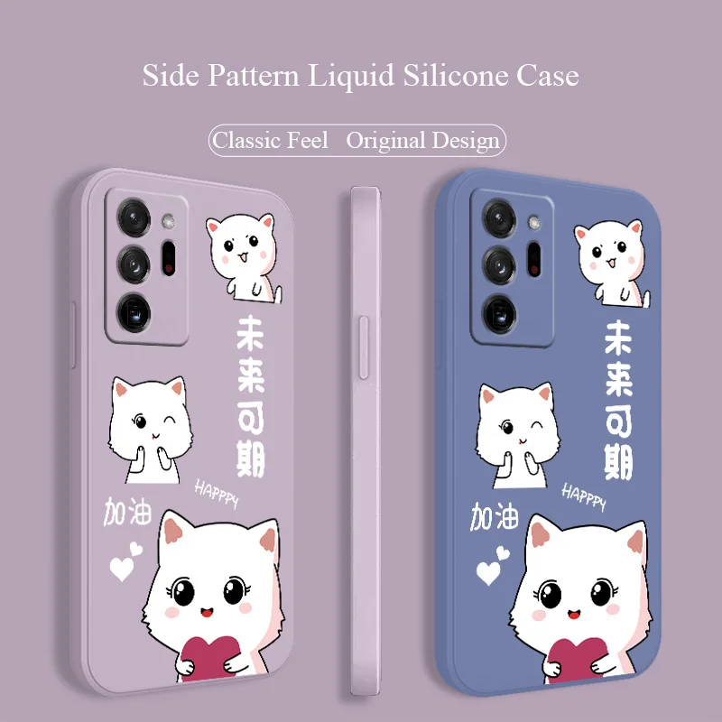 

Come On Cat Soft Case For For Samsung Galaxy A72 A52 A42 A32 A22 A21S A02S A12 A02 A71 A51 A41 A31 Liquid Silicone Phone Cover