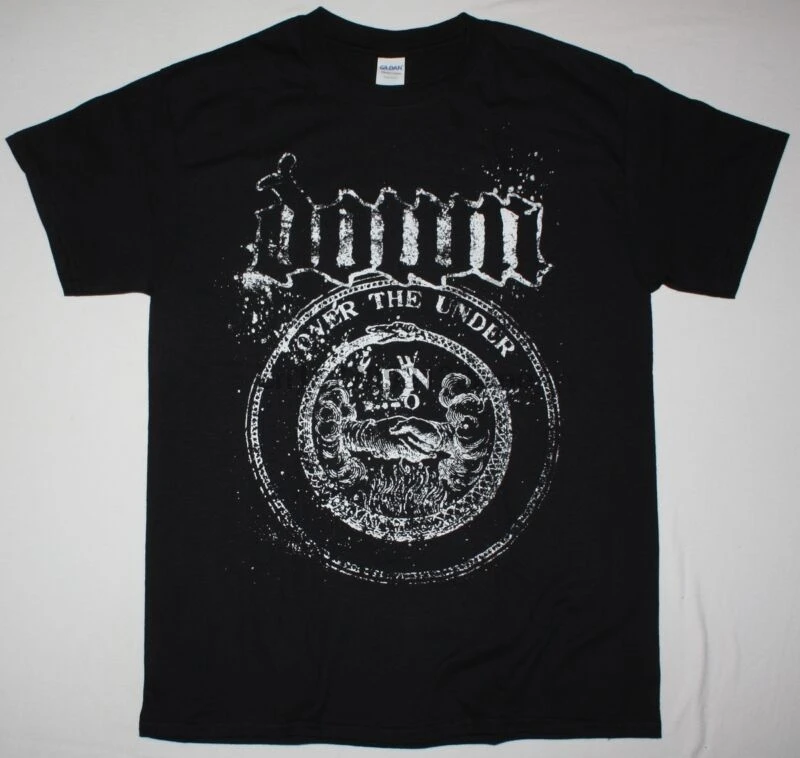 

DOWN OVER THE UNDER BLACK T SHIRT PANTERA CORROSION OF CONFORMITY CROWBAR