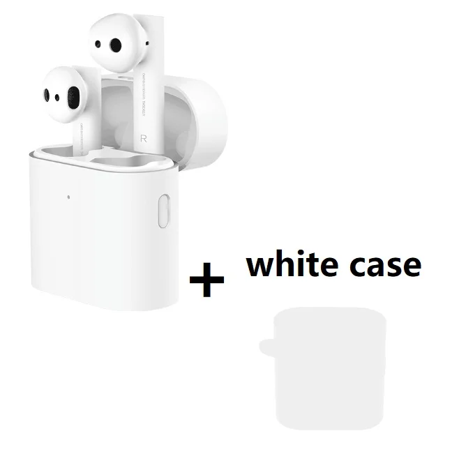 add white case Оригинальные Xiao mi Airdots Pro 2 air 2 mi True беспроводные наушники 2 TWS наушники LHDC Tap управление двойной микрофон ENC - Цвет: add white case