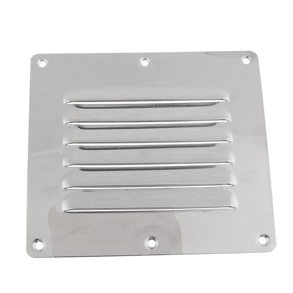 

Marine Boat Stainless Steel Hardware Air Vent Grill Cover Ventilation Louver 5 x 4.5 Inch (127 x 114mm)