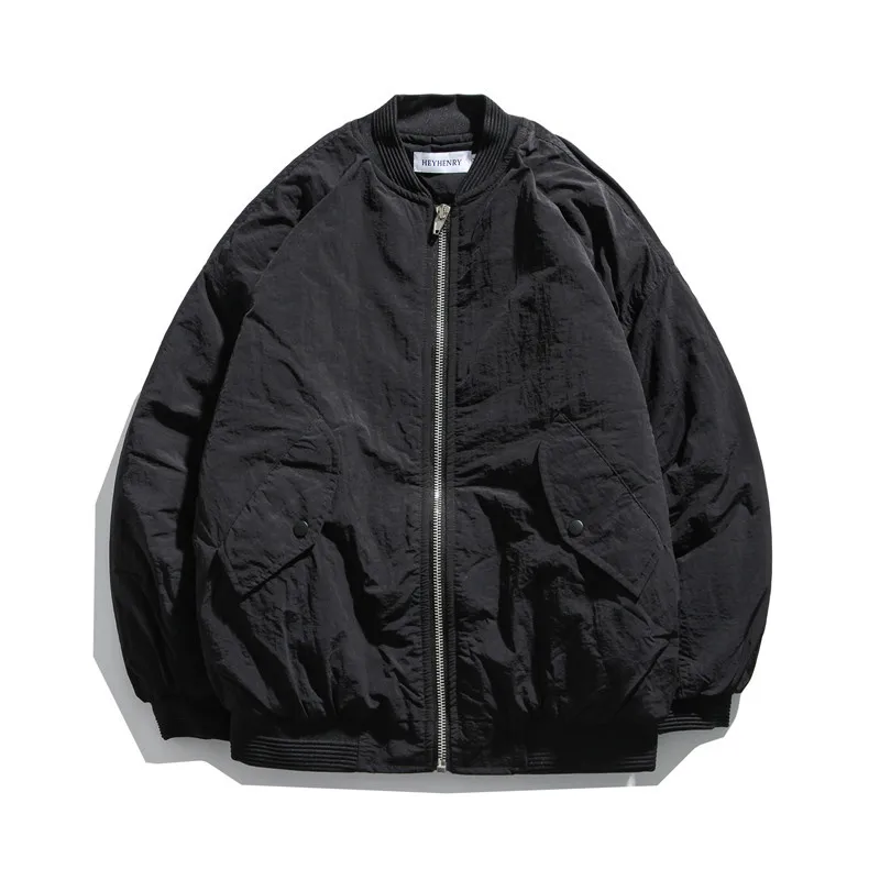 

Henry winter casual baseball wear exquisite embroidery lovers cotton padded long sleeve jacket men's fashion