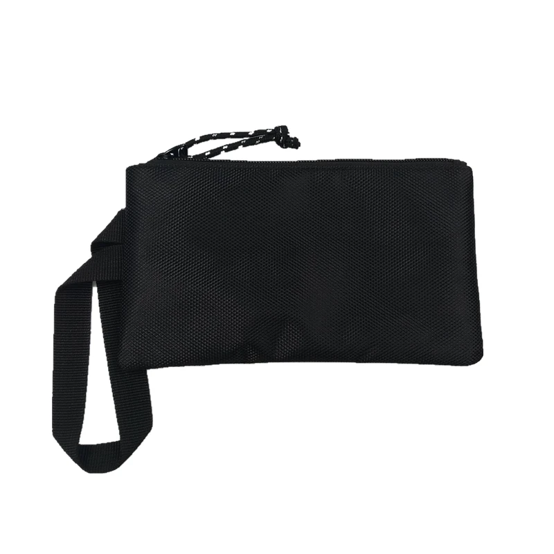 Мужская сумочка кошелек на молнии черная тонкая Сумочка клатч из Оксфорда мини