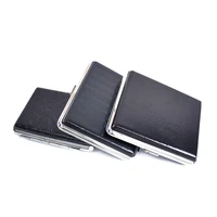 8495mm creative personality automatic cigarette case for 20pcs stainless steel tobacco cigarette box cigarette tools