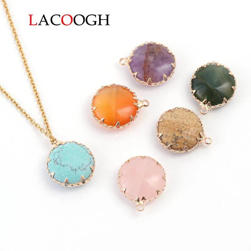 2 шт. медные Подвески из натурального камня 18 5x15 мм|Шармы| |