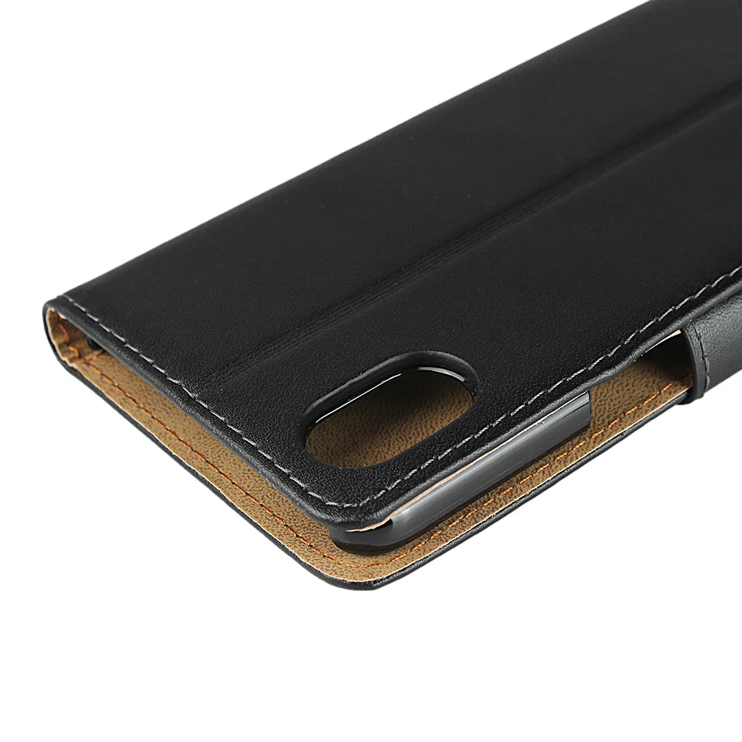 Премиум кожаный чехол с откидной крышкой Роскошный чехол-кошелек для Sharp Android One S4