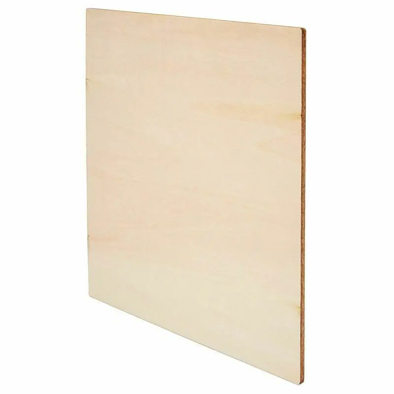 

8-Pack Basswood Plywood Thin Sheets for Wood Burning, Laser Cutting, 1/8"x 6