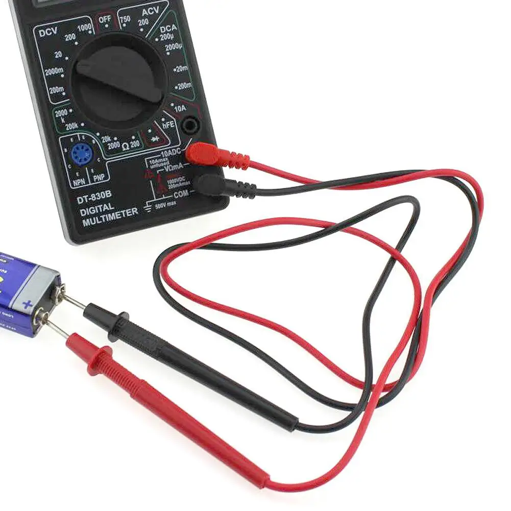 

1 Pair Multimeter Test Leads Diy Electronic Test Leads Pin for Digital Multimeter Needle Tip Meter Multi Meter Tester Lead Probe