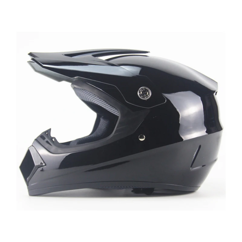 Bright black gu Лидер продаж внедорожные шлемы горные Гонки Горный полный шлем rcycle moto cross casque capacete горные велосипедные шлемы - Цвет: Bright black gu