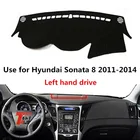 TAIJS, лидер продаж, высококачественный коврик для приборной панели автомобиля из полиэстерного волокна для Hyundai Sonata 8 2011-2014, левый руль