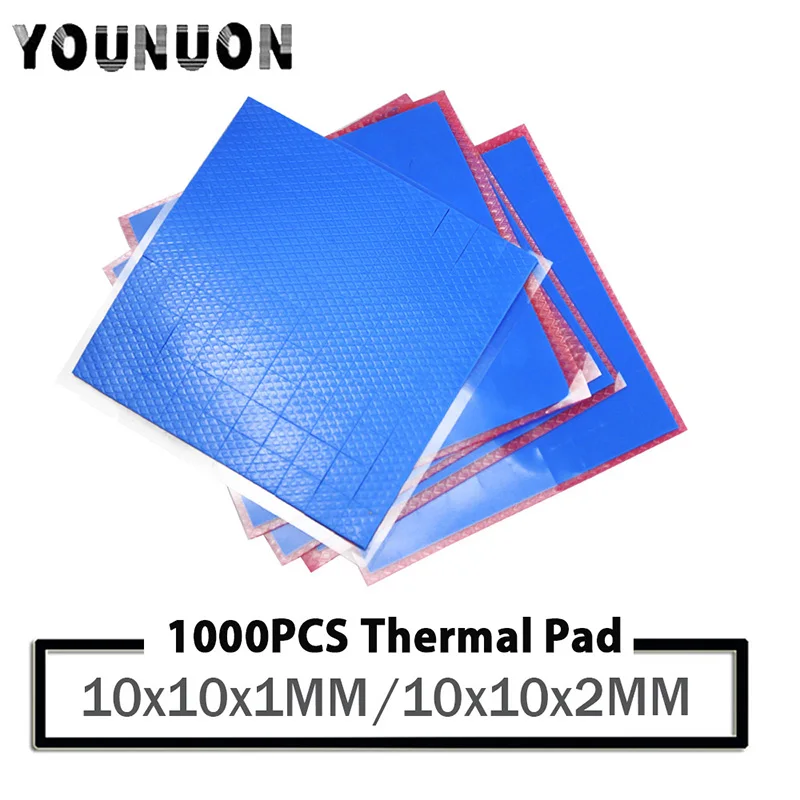 Проводящая термальная прокладка YOUNUON 10 мм * 1 мм/2 SMD DIP Теплопроводящая силиконовая