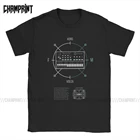 Мужская футболка Volca FM, круглая, Korg Volca, синтезатор музыки, синтезатор, электро модульная, техно, хлопковая футболка с коротким рукавом, летние футболки