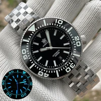 steeldive mens mechanical wristwatch sd1976p japan nh35 movement one piece case bgw 9 blue luminous 1000m waterproof dive watch