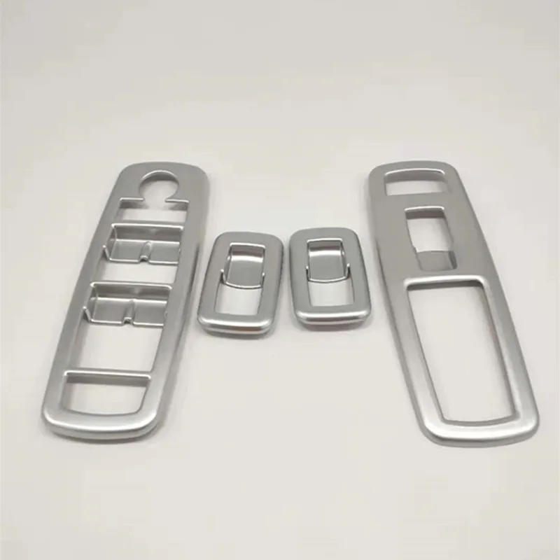 Стайлинг автомобиля дверь окно кнопка переключения рамка Обложка Наклейка ABS для