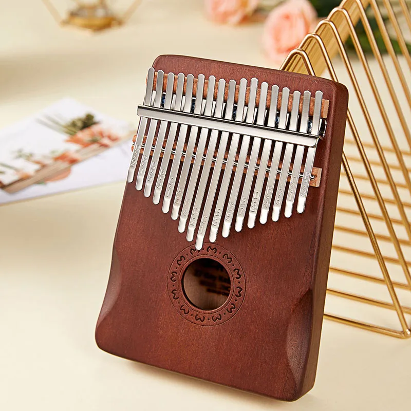 

Kalimba 17 клавиш, красное дерево Carlimba 17 тонов Mbira музыкальный инструмент африканская твердая сосна пальчиковая пианино Sanza креативная музыкаль...