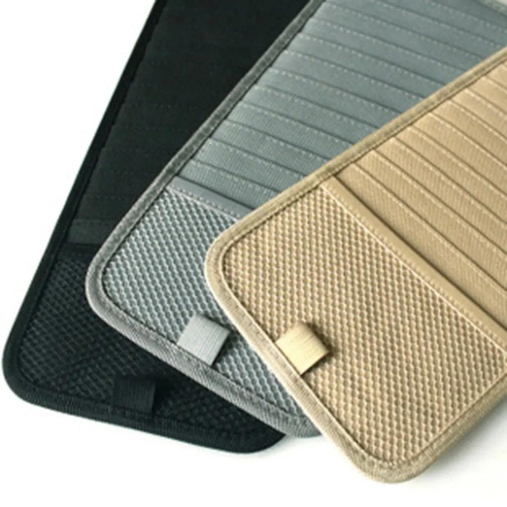 Car Non-woven Cd Set Clip Storage Bag Sun Visor Board Cover Fabric Exquisitely Designed Durable | Автомобили и мотоциклы