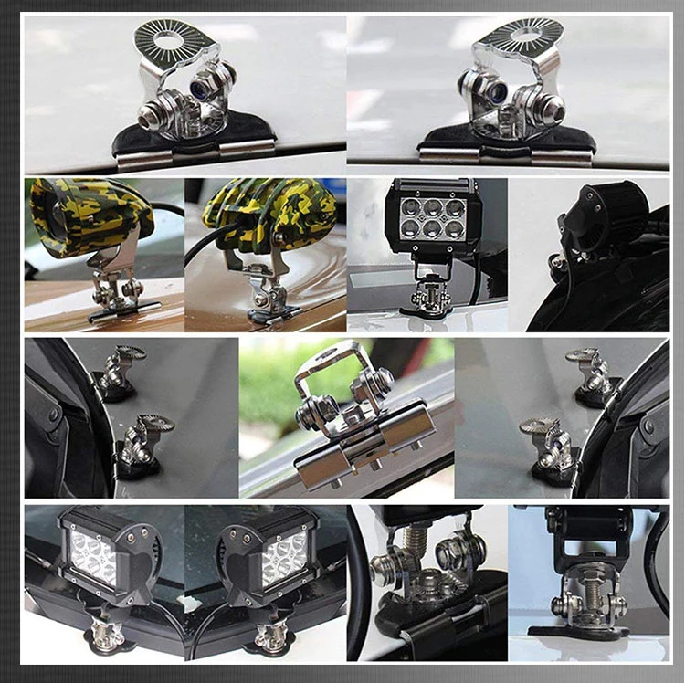 

20INCH LED Bar Work Light Color 6 Lighting Strobe Modes for ATV Truck Boat +A pair of hood brackets+1 set of wiring harness