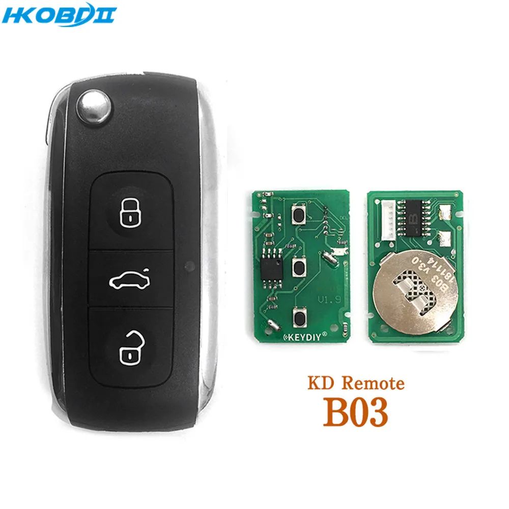 HKOBDII KEYDIY оригинальные KD B03 серии пульты для KD900/MINI KD/URG200 ключевые программисты B