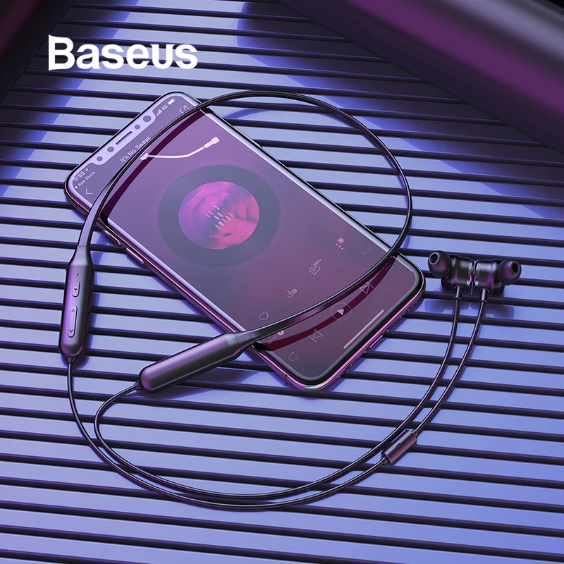 Baseus S15 наушники Bluetooth с активным управлением шумом Беспроводные спортивные наушники, рожденные для создания спокойного мира только вам