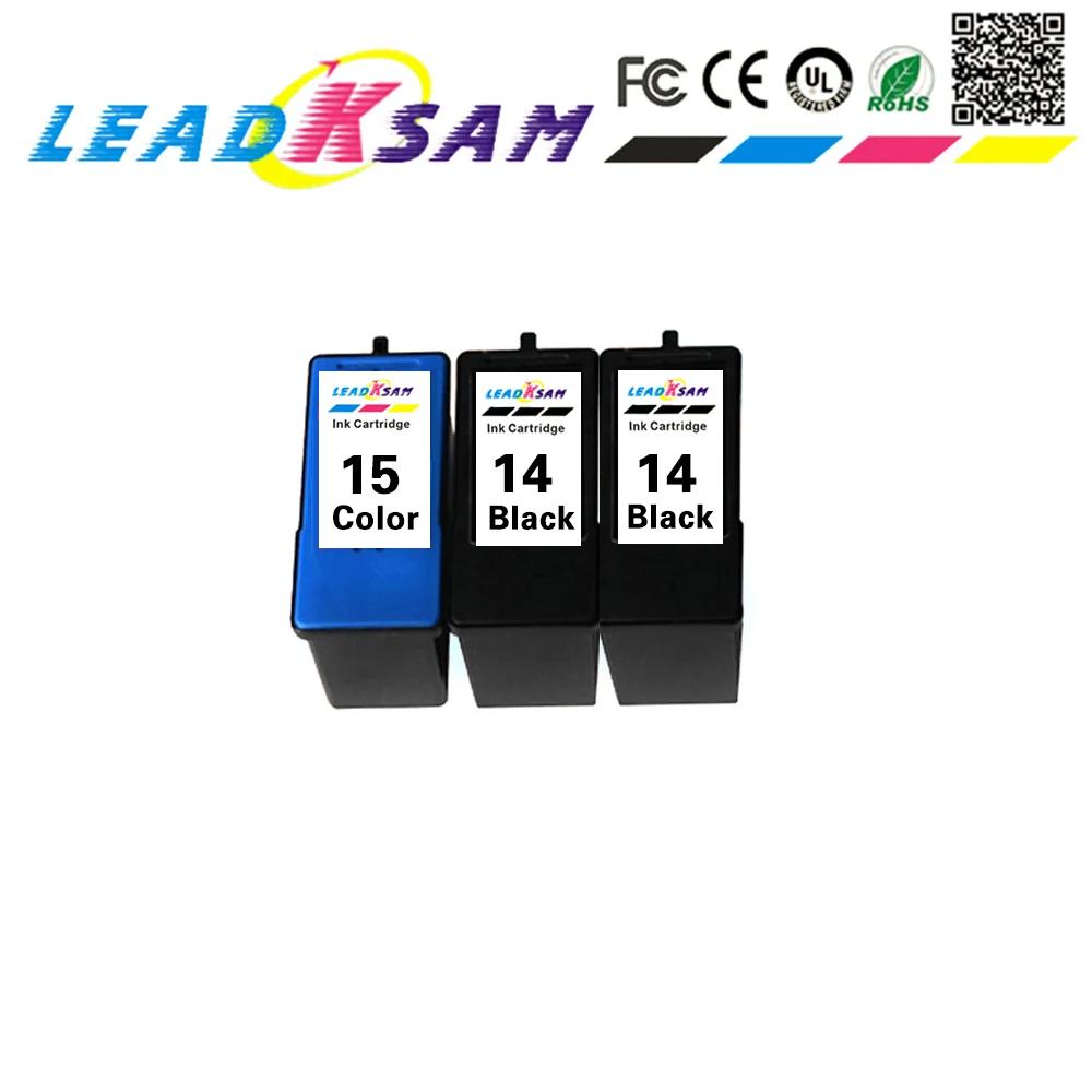Чернильный картридж совместимый с Lexmark 14 15 картриджи черного цвета замена для