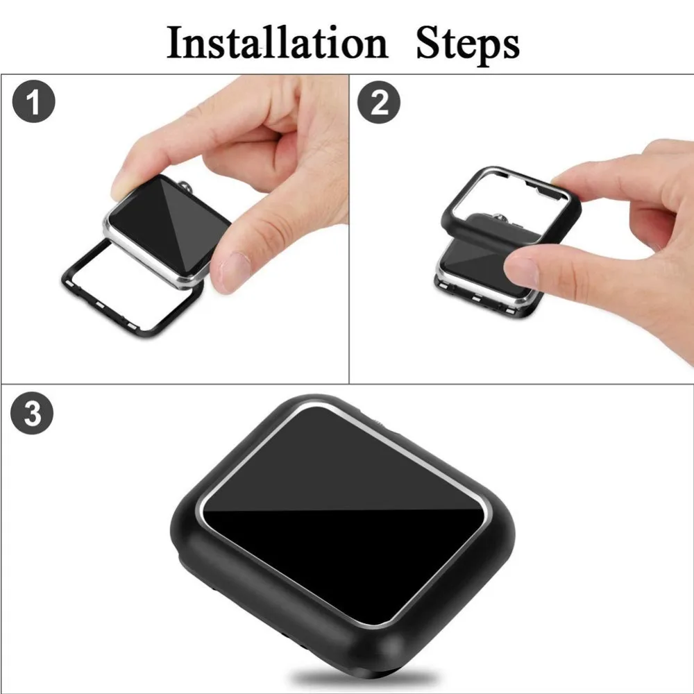 Чехол для Apple Watch 4 5 44 мм/40 мм iWatch band 42 мм/38 мм Магнитная Защитная крышка бампер Apple watch 3 2 1 42/38 мм аксессуары