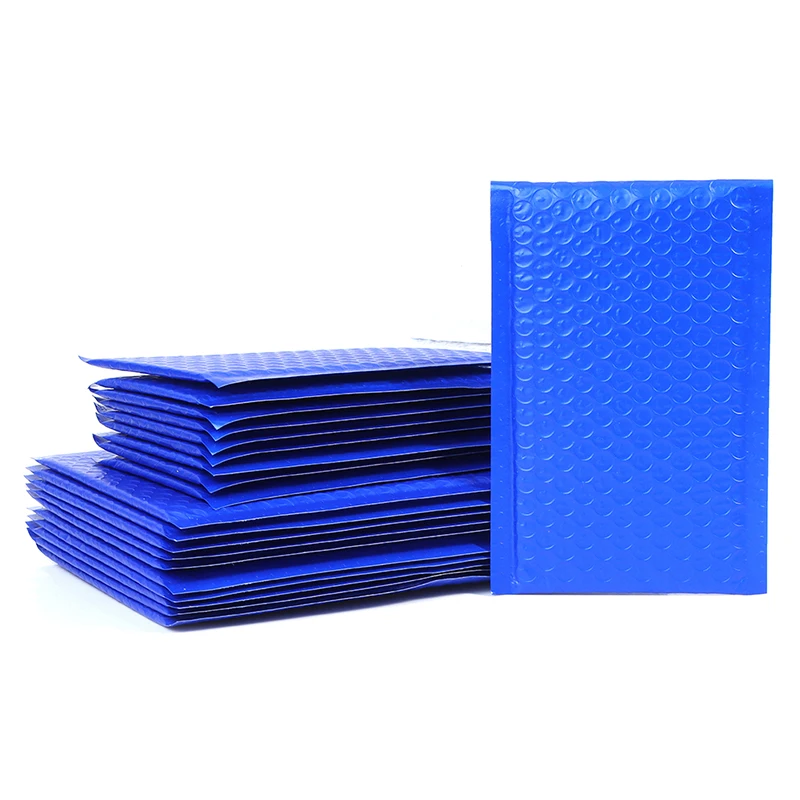 

10pcs Small Poly Bubble Mailer Blue Self Seal Padded Envelopes Mailing Bags