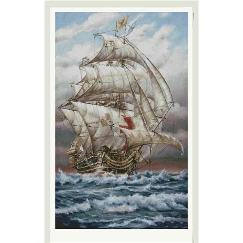 

ZZ4329 For Needlework Kit NOT PRINTED Cross stich Painting Set Cross Stitch Kits Cross-stitch Embroidery Set Stitch Kits Cross