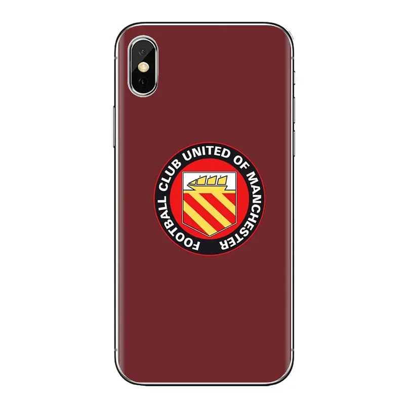 FC united of manchester Logo For Huawei Mate Honor 4C 5C 5X 6X 7 7A 7C 8 9 10 8C 8X 20 Lite Pro Transparent Soft Cases Covers |