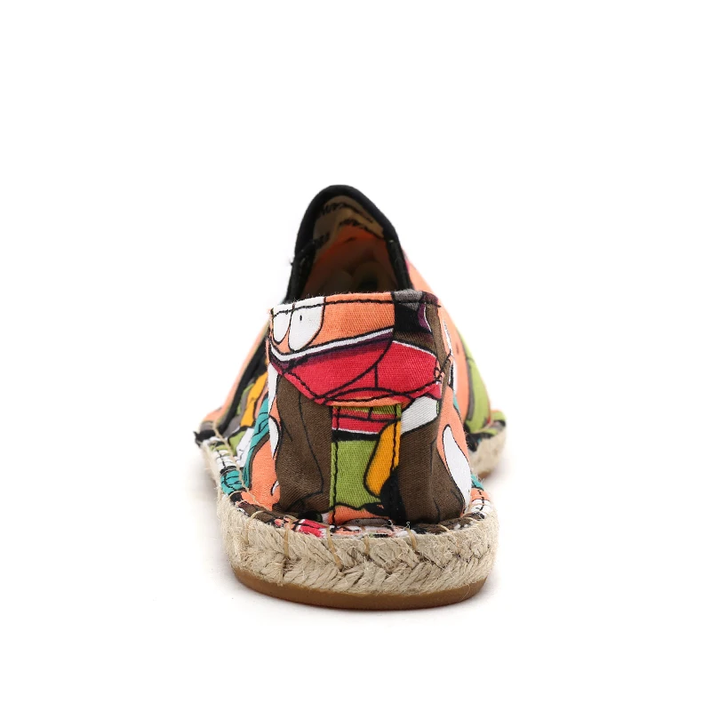 Размер 36 45 повседневная женская Брезентовая обувь льняные женские туфли на