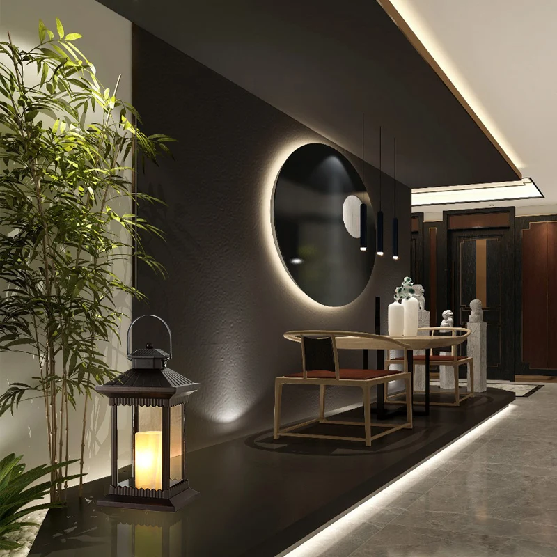 Уличный фонарь для свечей металлическая ветровая лампа водонепроницаемая во